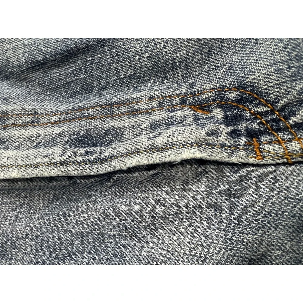 Levi's 505 Regular Fit Denim Shorts Mens Size 33 Blue Cotton Casual Workwear PG3